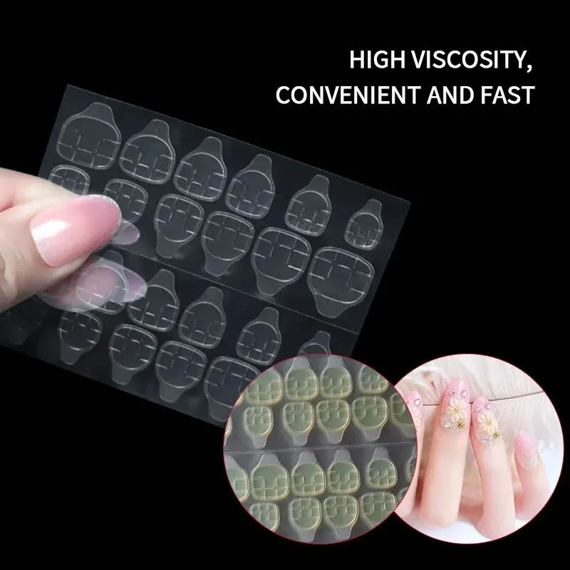 Double Sided Nail Glue Stickers Jelly Gel Glue False Nail Nails Bck Glue Sticker Nails Accessories And Tools Reusable