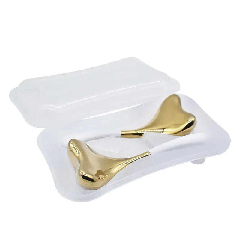 Cooling Spa Ice Globes Roller Stainless Steel Gua Sha Cryo Sticks Face and Eyes Massager Facial Skin Care Tools Gifts for Women