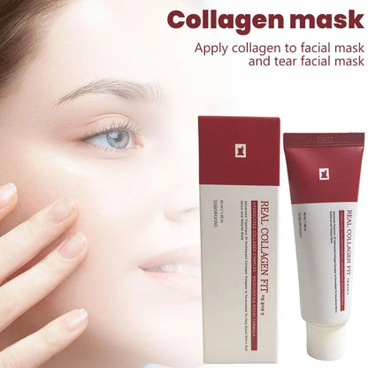 Tosowoong Hydration Collagen Wrapping Mask, Elasticity Hydrating Glow Glass Skin Collagen Peel Off Facial Mask Korean Skin Care
