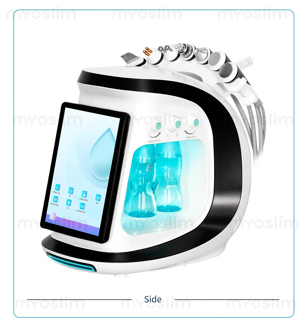 Intelligent Ice Blue Skin Management System – Hydro Facial Device For Wrinkle Reduction And Skin Care