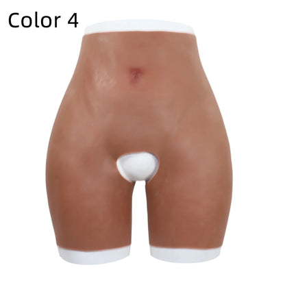 YUERUGOU Silicone Butt Hip Enhancement Women Open Crotch Pants Artificial Hip Shaper Padded Cosplay African Woman Plus Size Wear