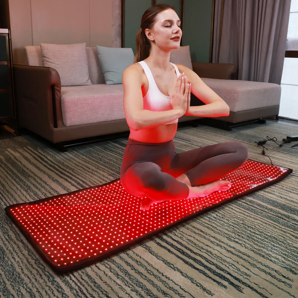 Free add logo TLB1000 Red light therapy pad 160cmX60cm 660nm 850nm Near Infrared Mat Full Body Led Red Light Therapy Mat Blanket