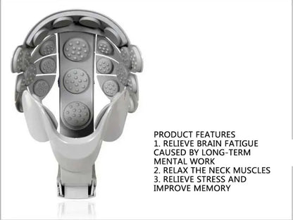 Head Massage Instrument Humanized Home Health Care Relaxation Electric Head Massage Relax Easy Acupuncture Points Brain Massager