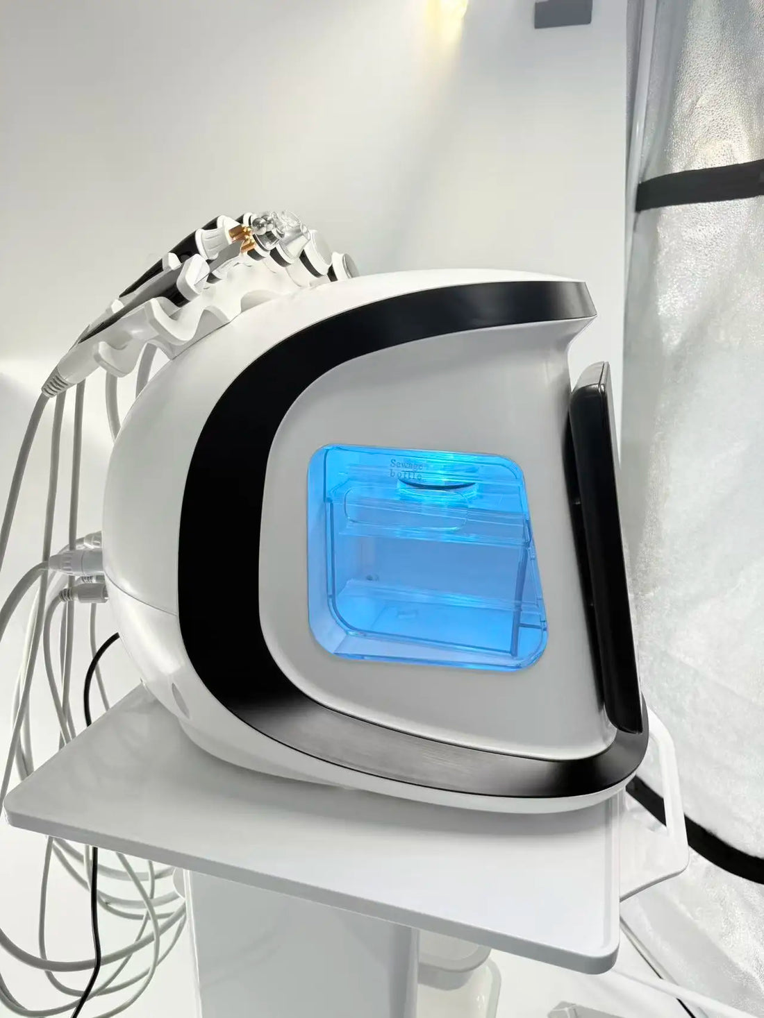 Intelligent Ice Blue Skin Management System – Hydro Facial Device For Wrinkle Reduction And Skin Care