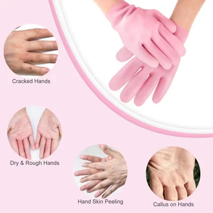 Spa Silicone Socks Gloves Moisturizing Gel Sock Exfoliating Preventing Dryness Cracked Dead Skin Remove Protector Foot Hand Care