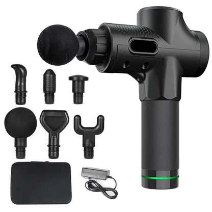 Deep Muscle Massage Gun Fascia Gun Relaxor Electric Mute Massager for Body Neck Back Legs Fitness Massage Multi Gear Adjustable