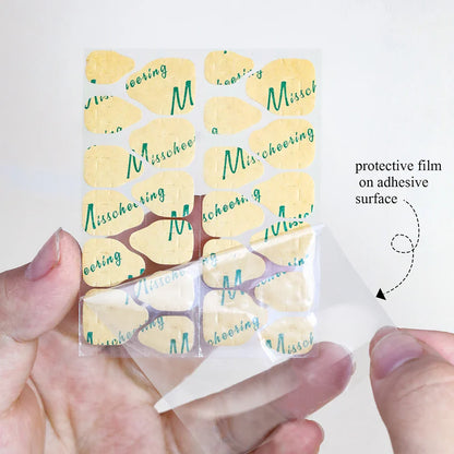 10Sheets/240Pcs  Double Side Adhesive Tape Glue Sticker For Fake Nails Super Sticky Waterproof Breathable Transparent Jelly Glue