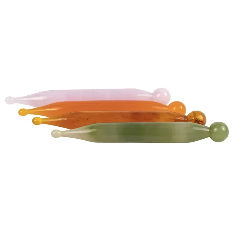 1pcs Natural Jade Stick Stone Gua Sha Facial Massage Acupunctur Point Pen Chinese Medicine Guasha Beauty Messager Tool