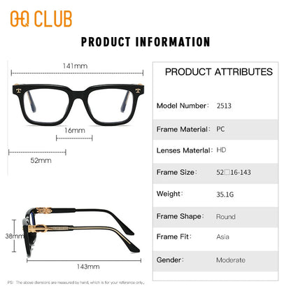 O-Q CLUB Plus Reading Glasses Men High Quality Lunettes De Lecture Men's Eyeglasses Blue Light Lenses to Read Women's Eyepieces