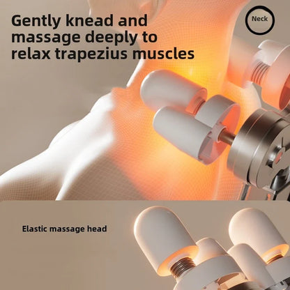 Massage Seat Cushion with Heat Full Body Vibration Warmer Back Massager for Chair Pad Kneading Christmas Gifts for Women Men Hom