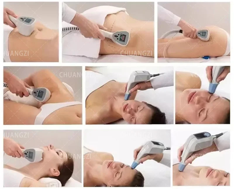 2 in 1 RF ULTRA 360 Body Contouring Cellulite Reduction Face Skin Rejuvenation Tightening Beauty Machine .