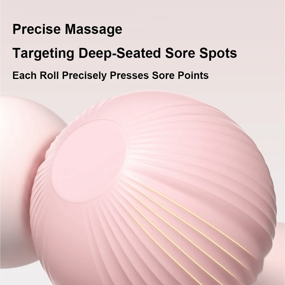 Massager Roller Portable Leg Clamp Fascia Muscle Roller Handheld Deep Tissue Massage for Arm Calves Bodybuilding Indoor