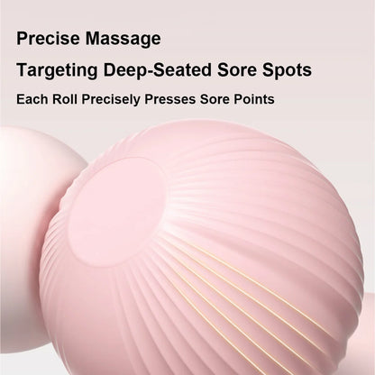 Massager Roller Portable Leg Clamp Fascia Muscle Roller Handheld Deep Tissue Massage for Arm Calves Bodybuilding Indoor