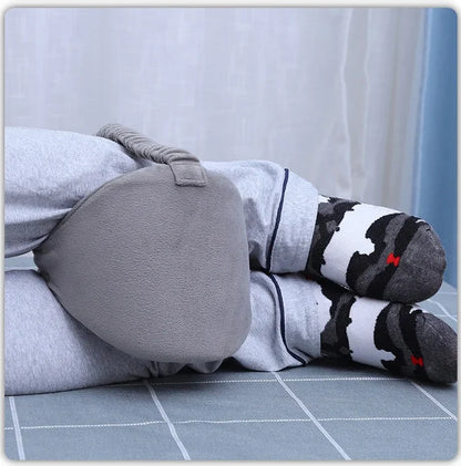 Half Moon Bolster Semi-Roll Pillow Ankle Knee Support Leg Elevation Back Lumbar Neck Pain Relief Density Foam Massage Bed Table