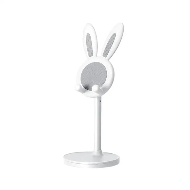 Retractable Pink Lovely Rabbit Mobile Phone Holder Stand For iPhone Samsung Adjustable Mobile Phone Holder Stand Tablets Bracket