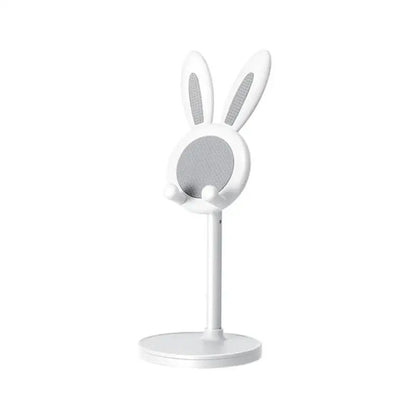 Retractable Pink Lovely Rabbit Mobile Phone Holder Stand For iPhone Samsung Adjustable Mobile Phone Holder Stand Tablets Bracket