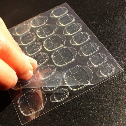 6000Pcs Double-Sided Nail Adhesive Stickers Waterproof Breathable Transparent False Nail Glue Sticker Jelly Nail Tips DIY Tools
