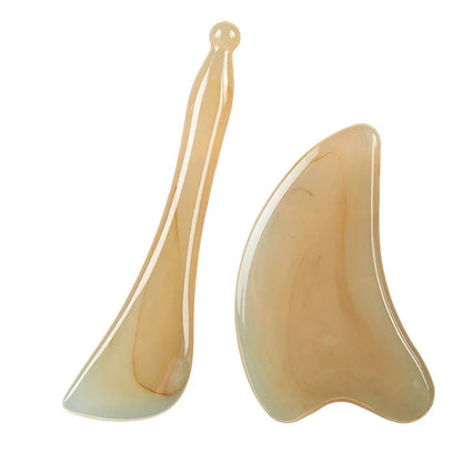 Skin Scraping Resin Gua Sha Massage Board Guasha Tools Plate Face Lifting SPA Massager Scrapers Tools Neck Back Body Legs