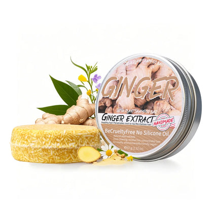 Ginger solid shampoo soap, refreshing and oil controlling glycerin soap, summer men's and women's hair care soap