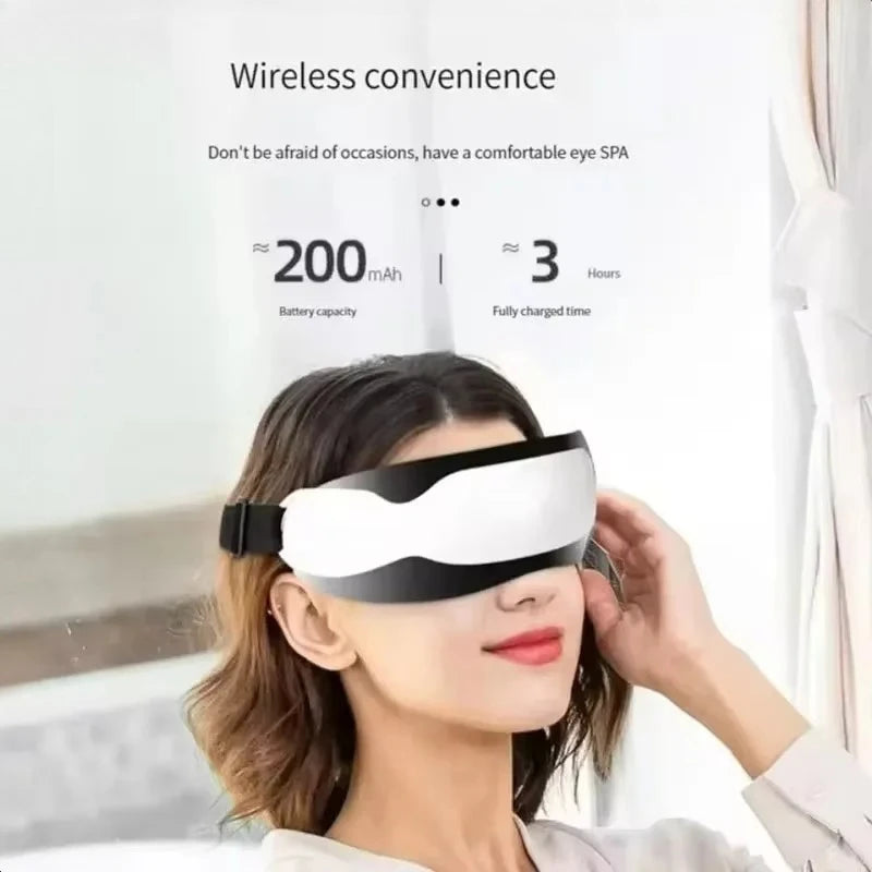 Eye Massager Instrument Electric Silicone Magnetic Massager Eye Care Instrument Eye Massager to Relieve Eye Fatigue Massager