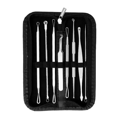 1/4/8pcs Blackhead Comedone Acne Pimple Blackhead Remover Tool Spoon for Face Skin Care Tool Needles Facial Pore Cleaner Acne