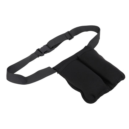 Massage Waist Pouch Two Bottles Massage Bottle Bag Adjustable Belt Supplies Professional Lotion Holster for Therapist