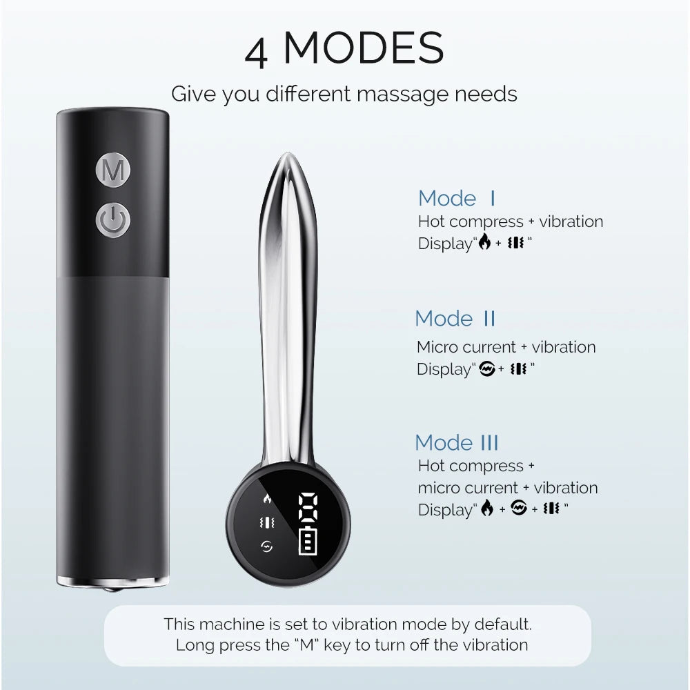 Fitness Muscle Scraping Massager Electric Fascia Knife Vibration Gua Sha Scraper Back Leg Body Relaxation Stainless Steel