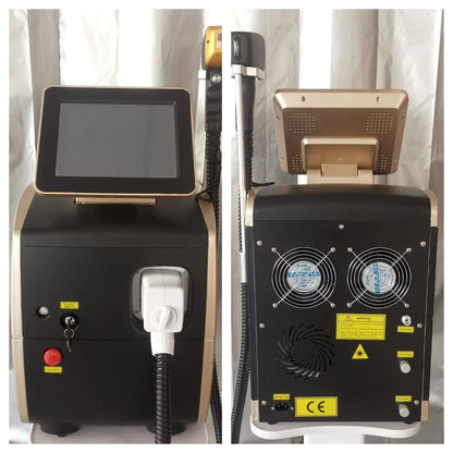 Professional Diode Ice Titanium Laser Hair Removal Machine Portable 808 755 1064 Alexandrite Device 3 Waves Permanent Removal