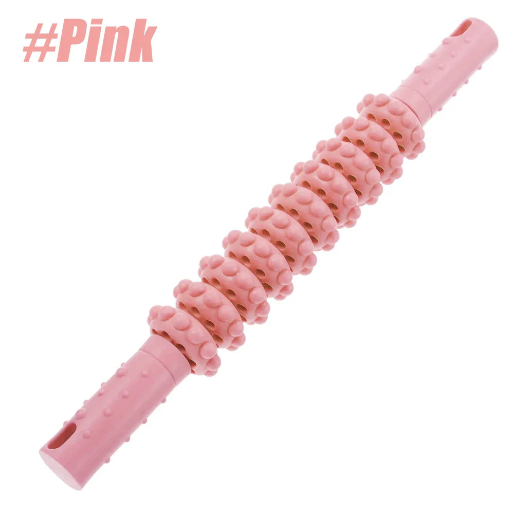 Muscle Roller Stick with Trigger Points,Bendable Body Massage Stick to Help Legs,Back,Neck Recovery,Relief Muscle Soreness
