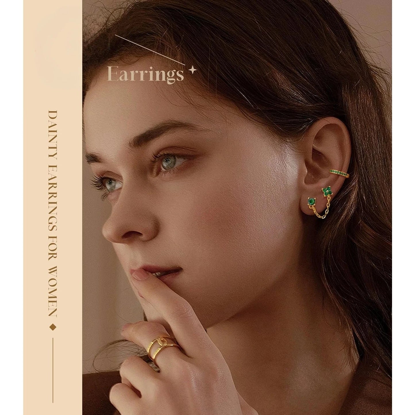 Bobisty 1PC Flat Back Earrings for Women Hypoallergenic Surgical Steel Earrings for Sensitive Ears 20G Cartilage Small Stud Hoop
