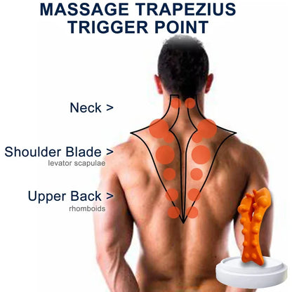 Neck and Shoulder Relaxer with Upper Back Massage Point, Cervical Traction Device Neck Stretcher for TMJ Pain Relief and Spine