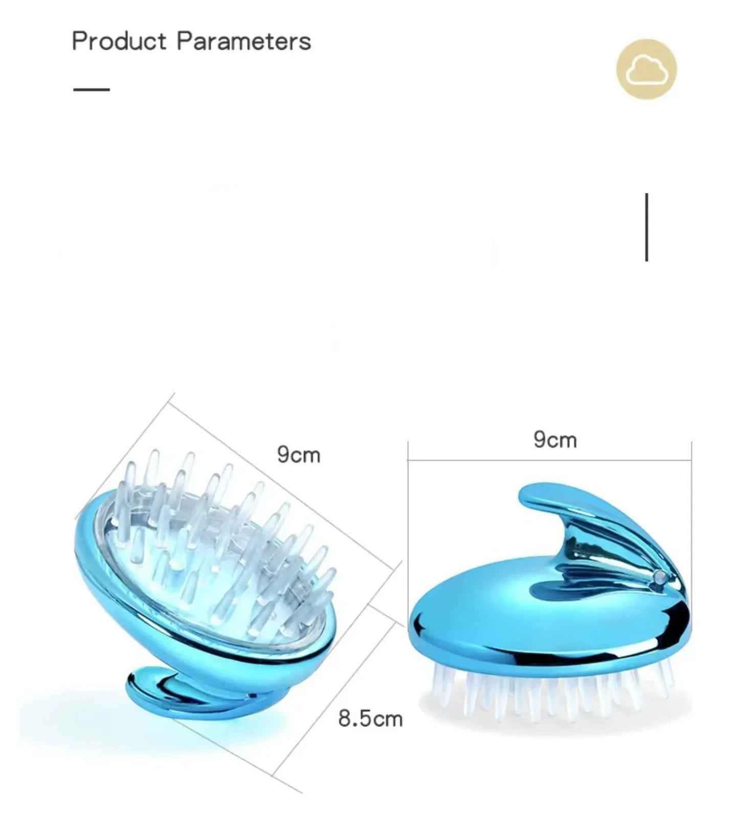 Silicone Hair Wash Brush for Household Scalp Cleaning Anti Itching Shampoo Hair Comb Anti Itching Massage Comb Massage Tools