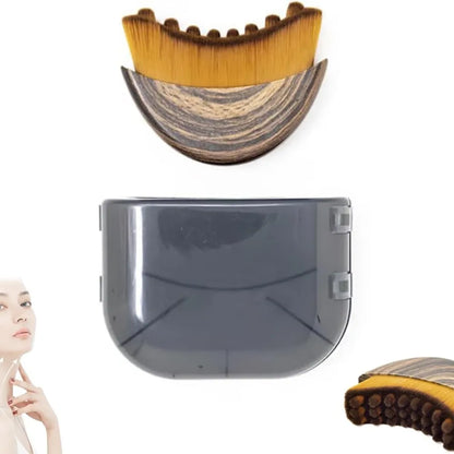 Portable Lymphatic Contour Face Brush Multi-function Chin Reduce Puffiness Lymphatic Massager Face Brushs Facial Gua Sha Tool