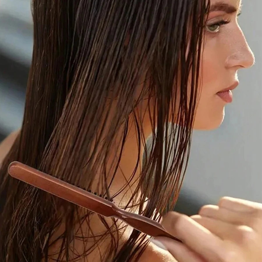 1/2/4/5pcs Wild Boar Bristle Hair Brush and Comb Set, Edge Control Styling Tools，Nylon Bristles, ABS Handle