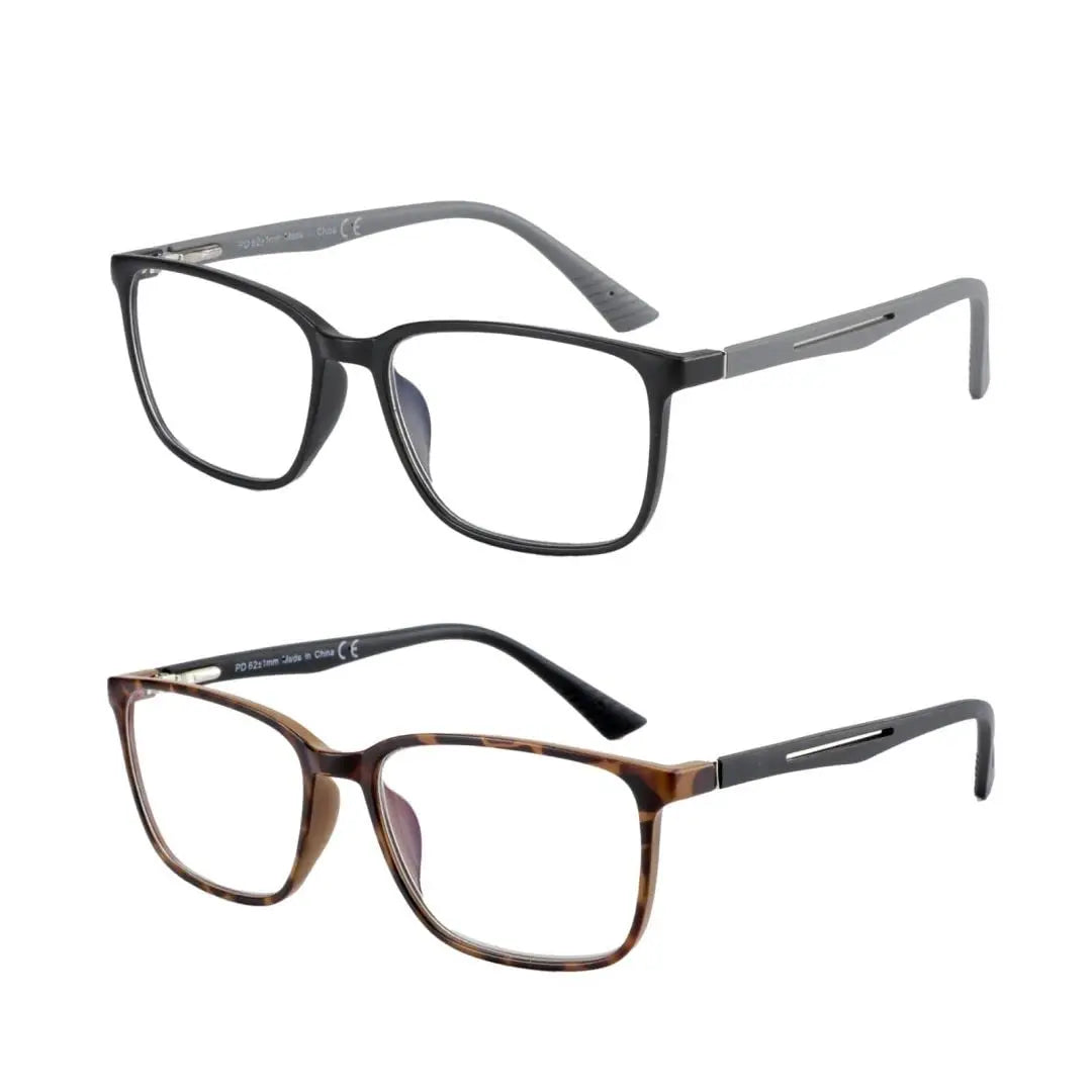BLUEMOKY Anti Blue Light Reading Glasses For Men Women，Sport Square Frame Readers Anti Glare Computer Eyewear