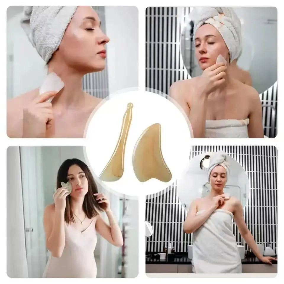 Skin Scraping Resin Gua Sha Massage Board Guasha Tools Plate Face Lifting SPA Massager Scrapers Tools Neck Back Body Legs