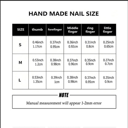 10PCS S/M/L red cat eye short square fake nailsart set with removable fake nails for festivals