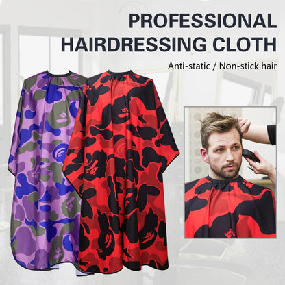 New Barber Hairdresser Camouflage Aprons Anti static Haircut Capes Professional Barbershop Waterproof Aprons Shawls Salon Tool