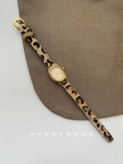 Retro High-End Luxury Gold Watch for Women: Versatile Quartz Timepiece, Vintage-Style Stainless Steel Gift for Women