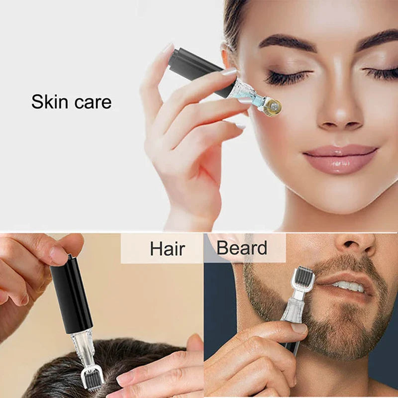 Face Care Derma Roller Needle Instrument for Face 0.2mm\0.25mm\0.3mm - Titanium Needles Roller Skin Care Tool
