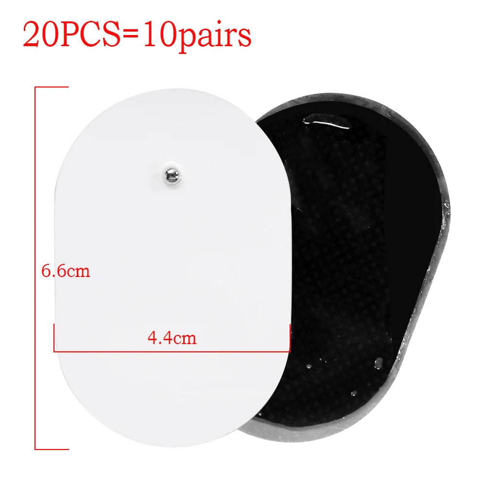 10/20PCS Electrode Pads Gel For Tens Acupuncture Physiotherapy Machine Slimming Pulse Ems Muscle Stimulator Massager Sticker