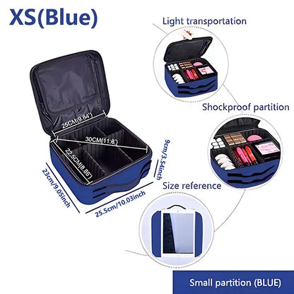 Professional Makeup Case Female Travel Big Capacity Beauty Nail ToolBox Cosmetic Organizer Suitcases For Makeup Storage Boxs