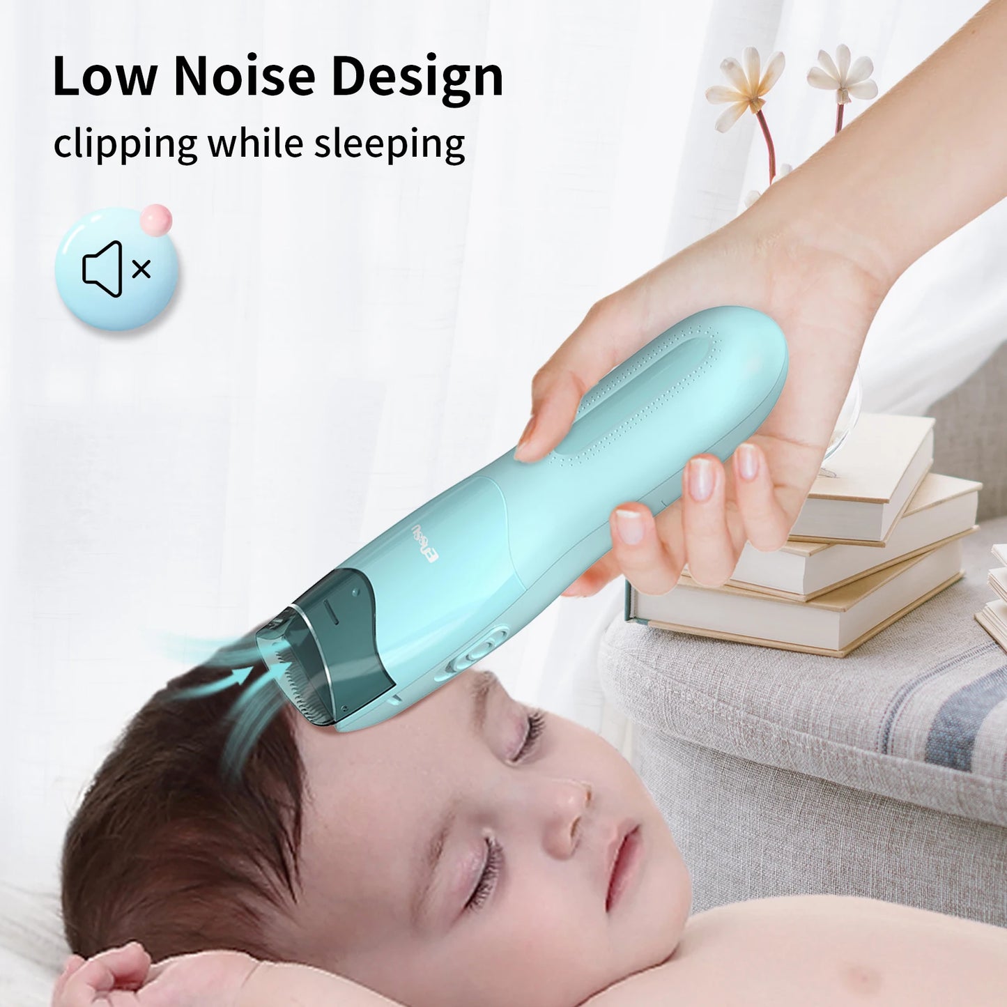 Vacuum Hair Clippers for Kids and Toddler Professional Hair Trimmer Electric Haircut Kit Rechargeable Hair Cutting Machine