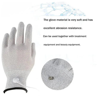 Hot Sale TENS/EMS Massage Gloves 4 Mode Palm Muscle Stimulator Portable Beauty Physiotherapy Handheld Pain Relief Massager Glove