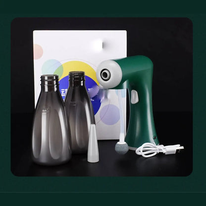 Professional Electric Hairdressing Styling Hair Perming Salon Tool Hair Steamer Rechargable Foaming Machine white yellow green