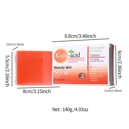HZ Turmeric Kojic Acid Glutathione Essential Oil Cleansing Soap Deep Cleaning Handmade Soap Bath Soap