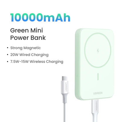 UGREEN PD20W Power Bank Magnetic 10000mAh Portable Wireless Fast Charging PowerBank for Magsafe for iPhone 17 15 Pro Max 16 Pro