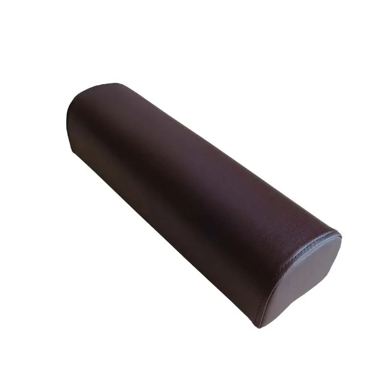 Half Moon Bolster Semi-Roll Pillow Ankle Knee Support Leg Elevation Back Lumbar Neck Pain Relief Density Foam Massage Bed Table