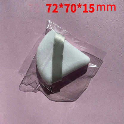 3-in-1 Black Velvet Powder Puff-Triangle Makeup Sponge for Liquid/Cream/Powder Blending,Non-Latex Soft Blender with Portable