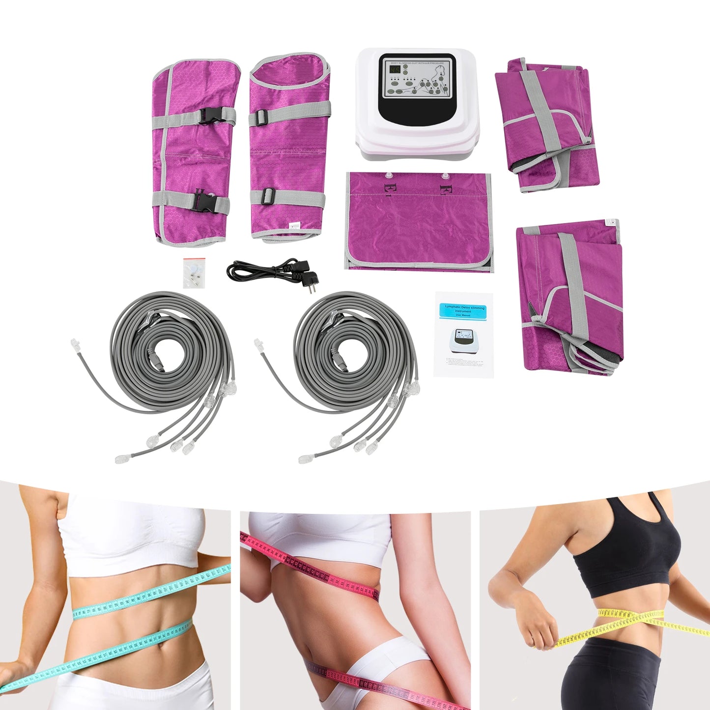 Modern Pressotherapy Machine Pressotherapy Air Pressure Lymphatic Drainage Massager  Lymphatic Drainage Device 60°/140℉